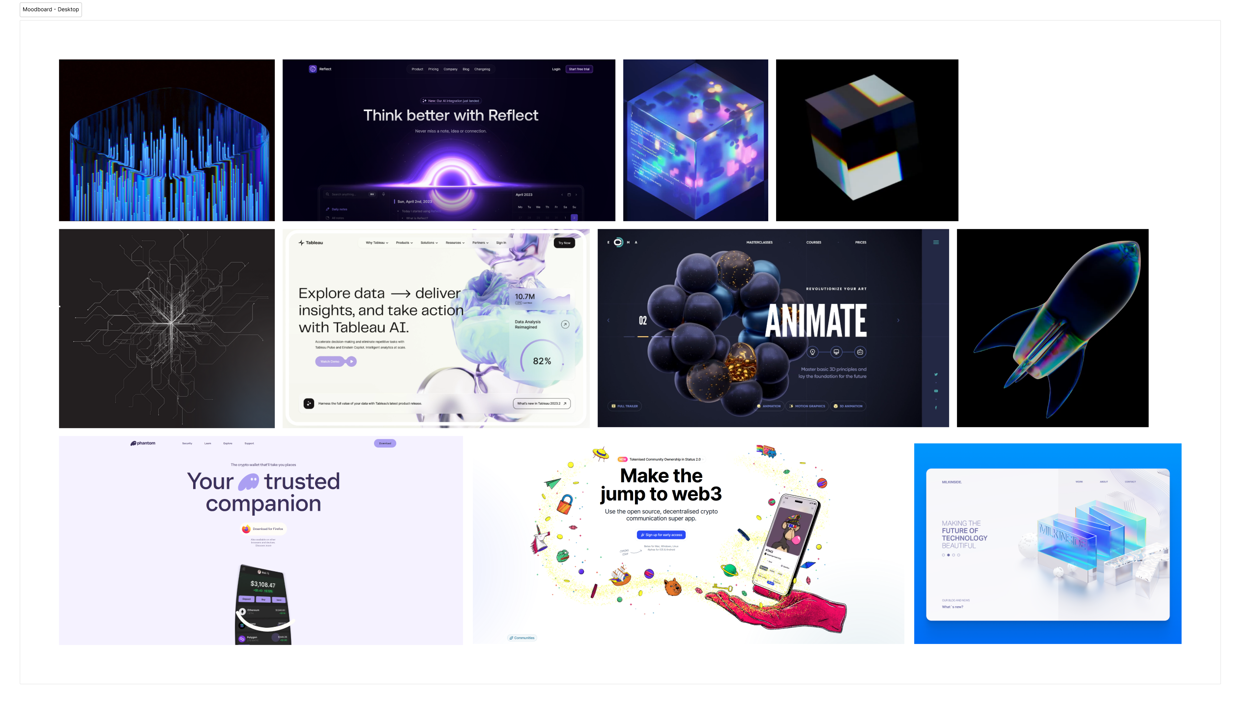 Matrix moodboard